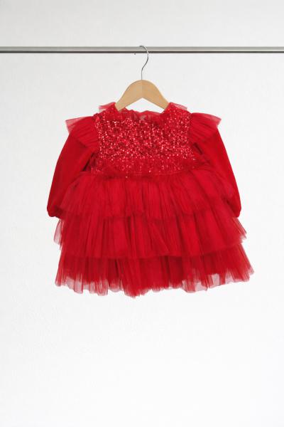 KIRMIZI PRENSES ELBİSE